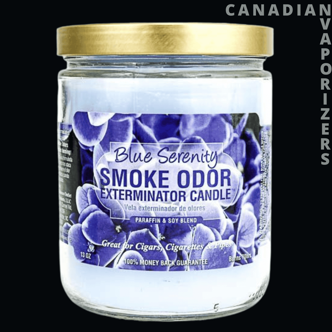 Smoke Odor 13oz Blue Serenity Candle