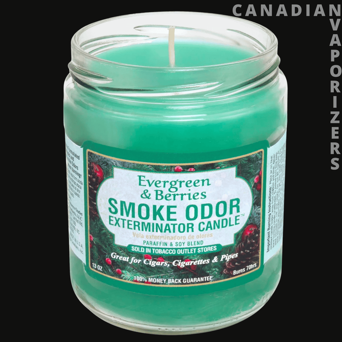 Smoke Odor 13oz Evergreen &amp; Berries Candle