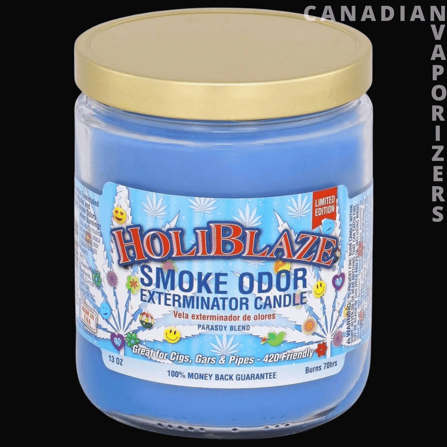 Smoke Odor 13oz Holiblaze Candle