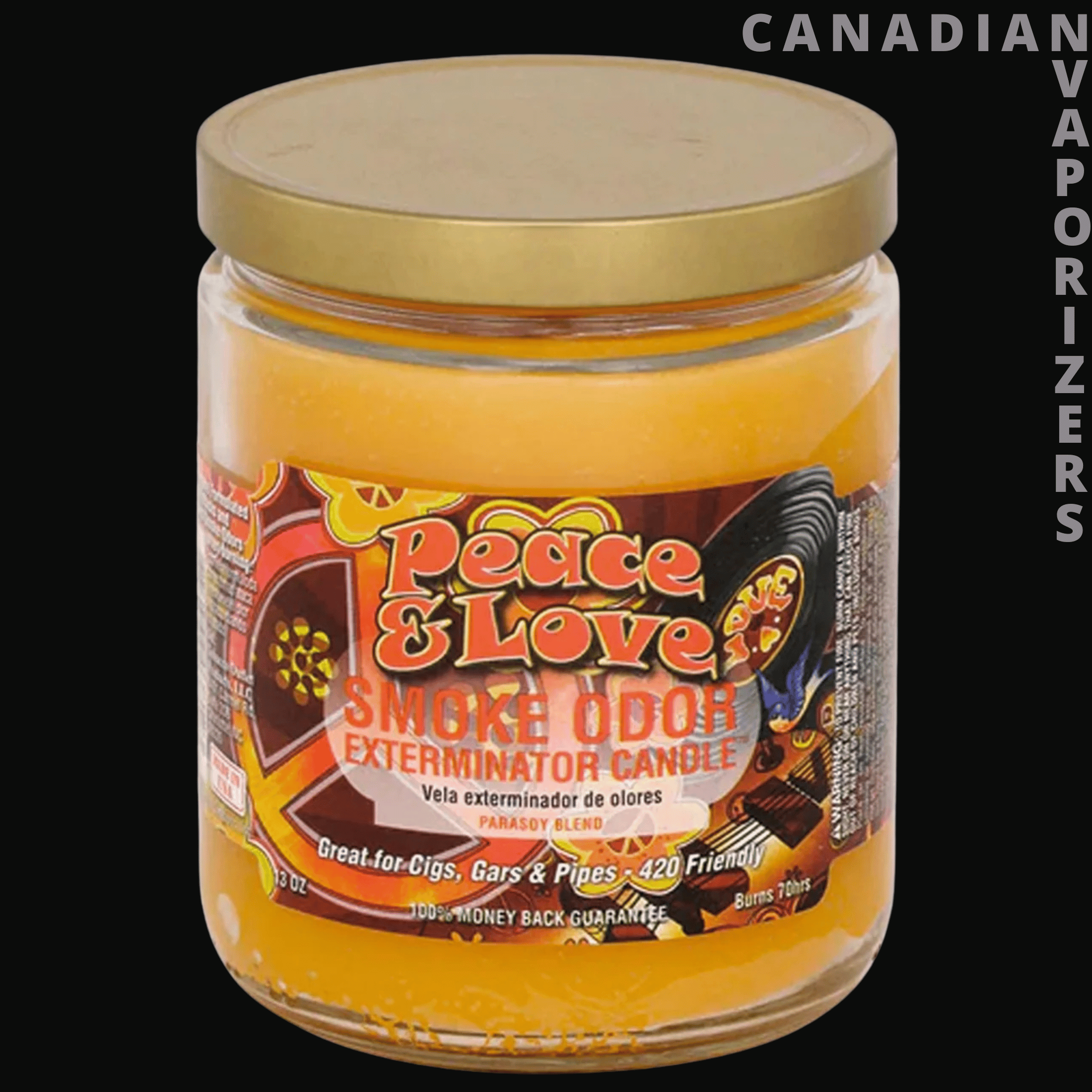 Smoke Odor 13oz Peace &amp; Love Candle