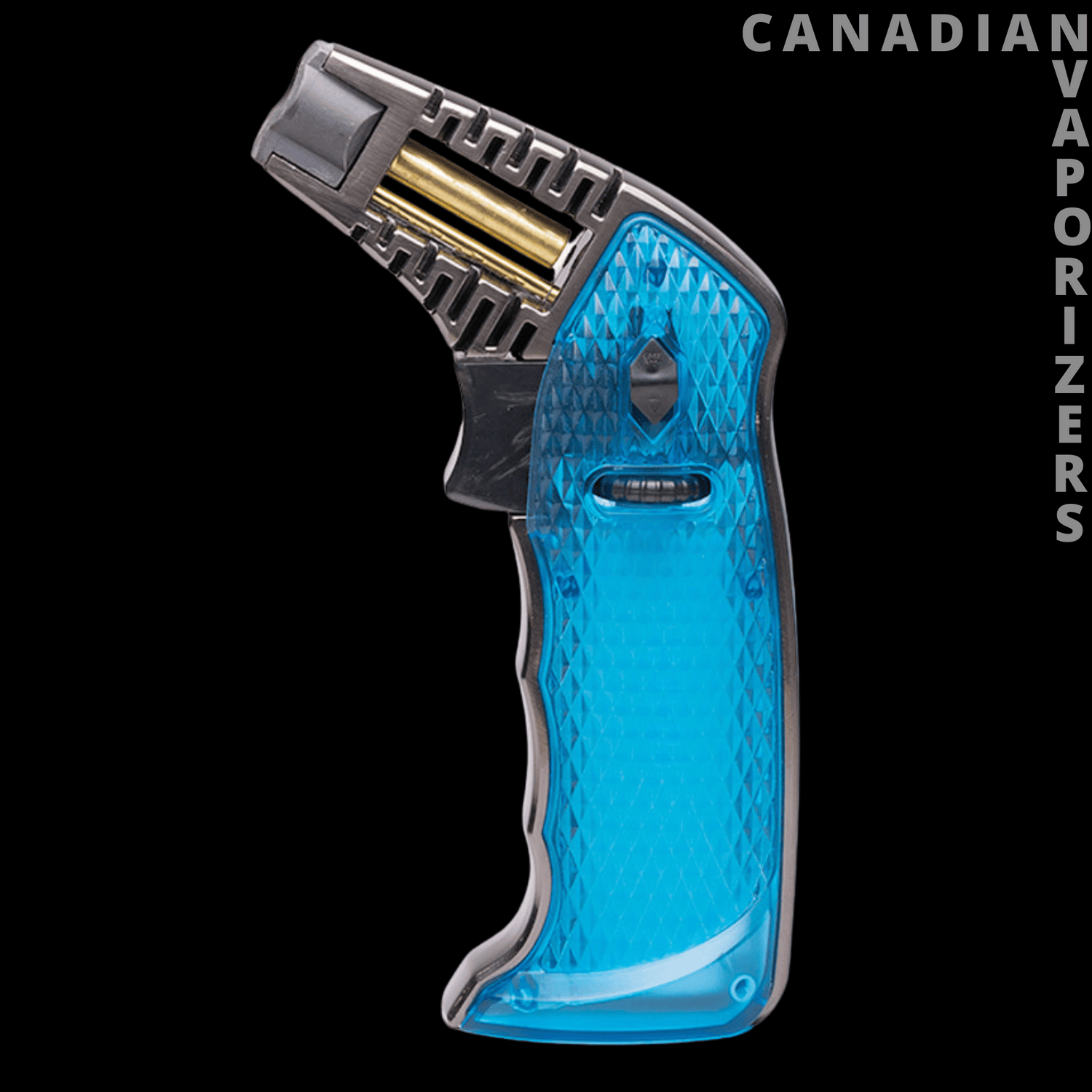 Special Blue Full Metal Torch w/ Matching Tin Carrying Case