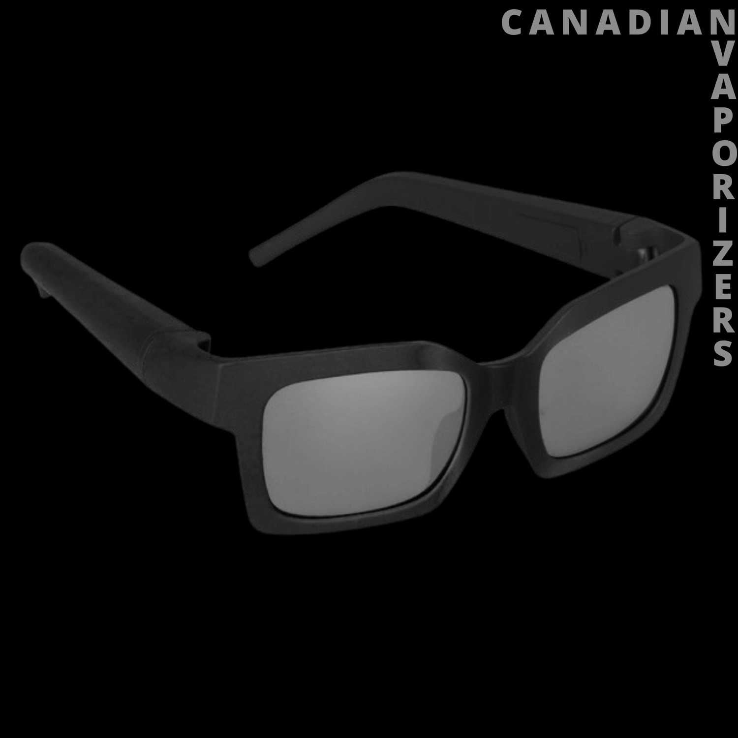 Square Frame Sunglasses with Hidden Storage