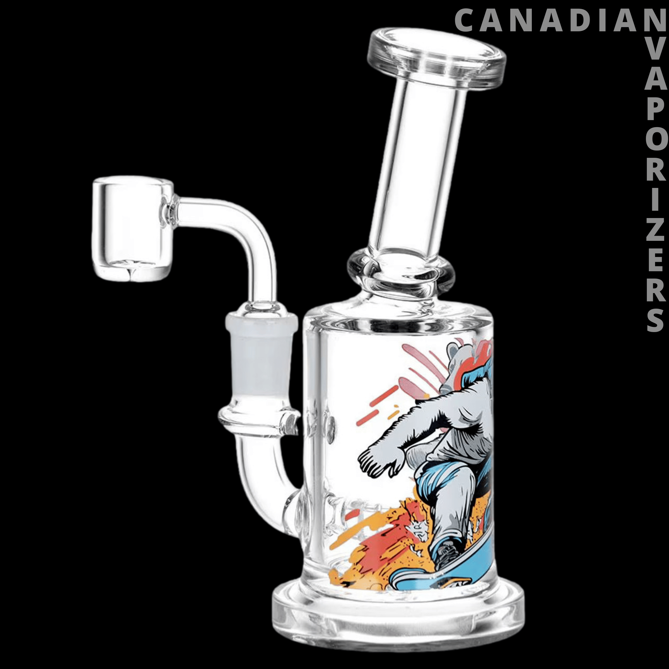 Sub-Zero Shredder Polar Bear Dab Rig – 6.25&quot;