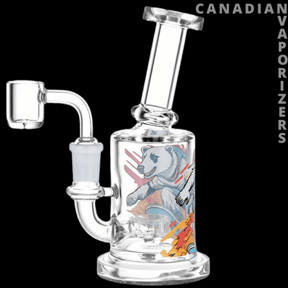 Sub-Zero Shredder Polar Bear Dab Rig – 6.25&quot;