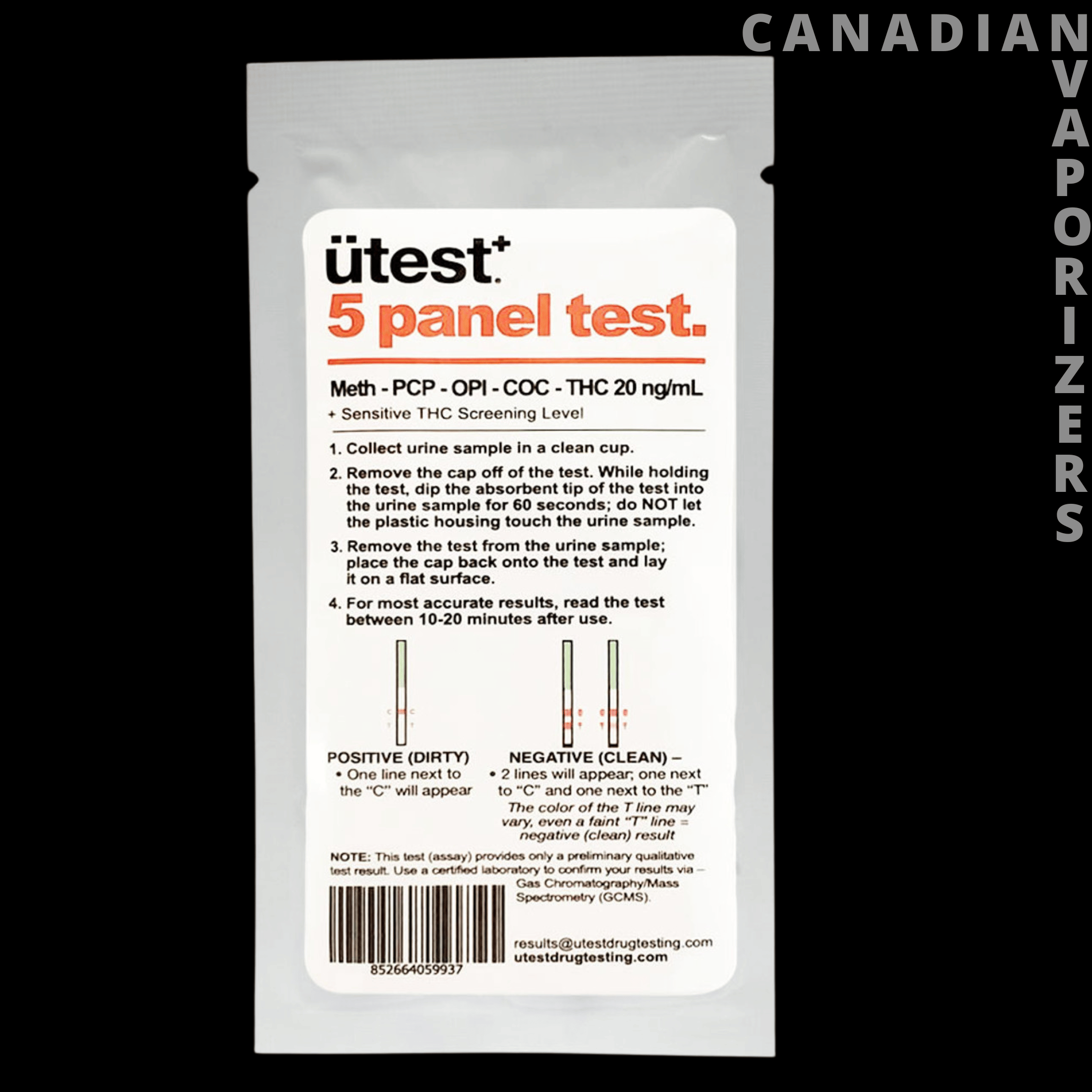 UTest 5 Panel Multi Dip Test