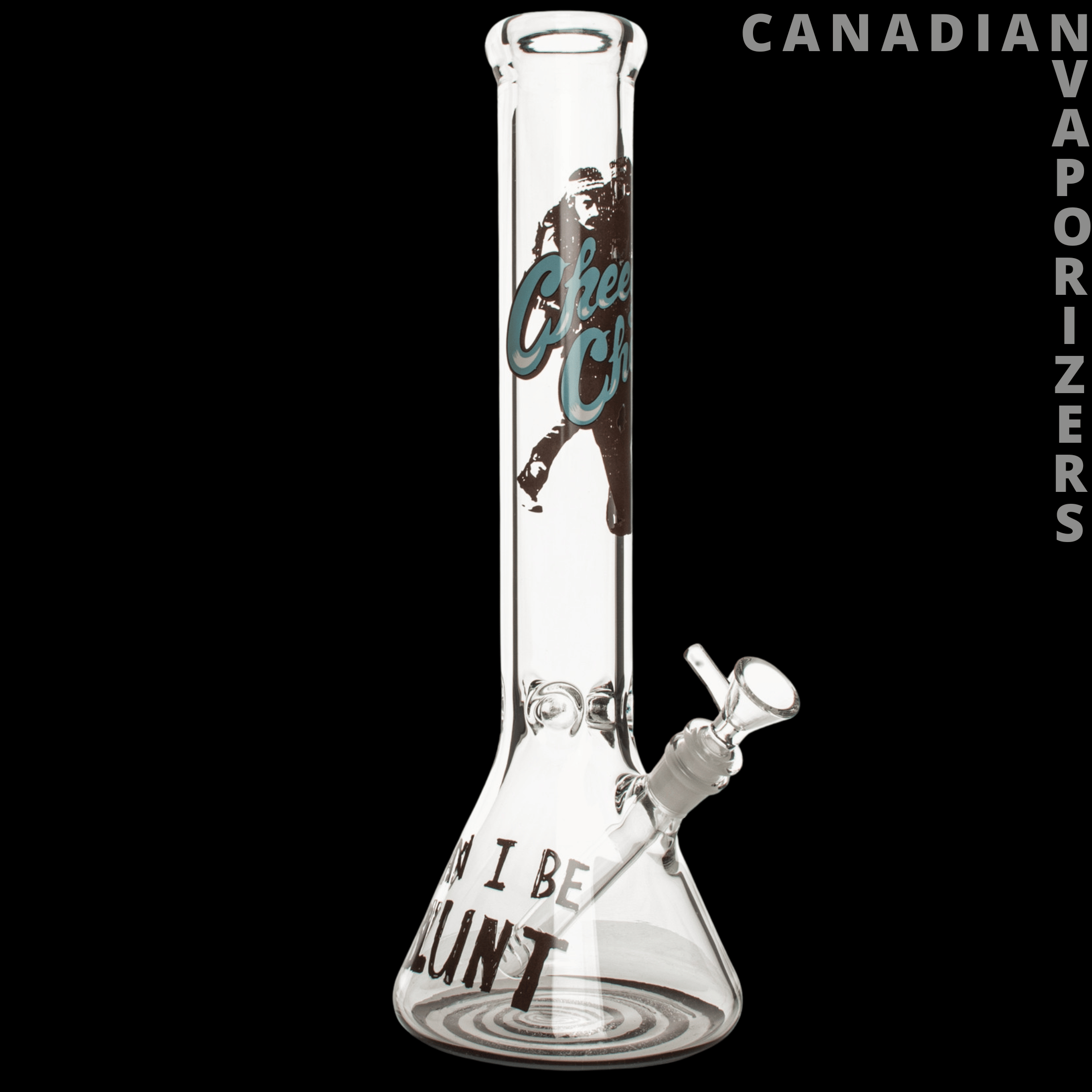 Cheech &amp; Chong 15" 7mm Thick Can I Be Blunt Beaker Base Water Pipe - Canadian Vaporizers