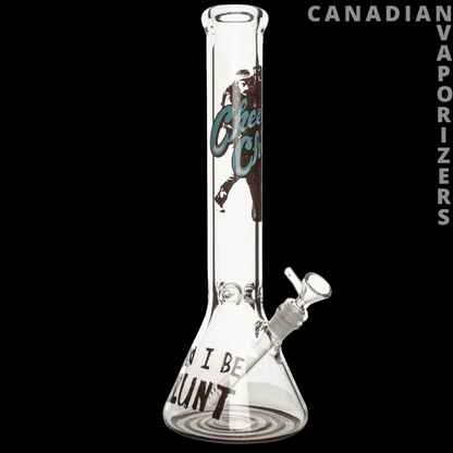 Cheech &amp; Chong 15" 7mm Thick Can I Be Blunt Beaker Base Water Pipe - Canadian Vaporizers