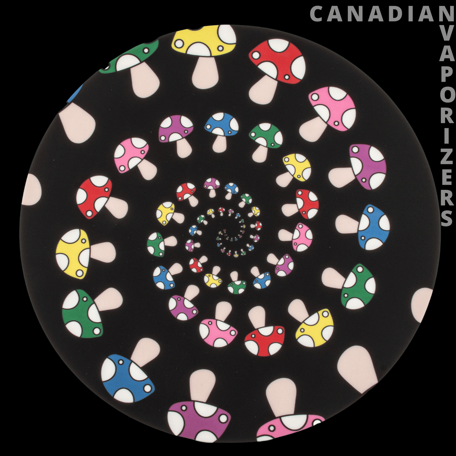 Gear Premium 7.8&quot; Mushroom Spiral Dab Mat - Canadian Vaporizers