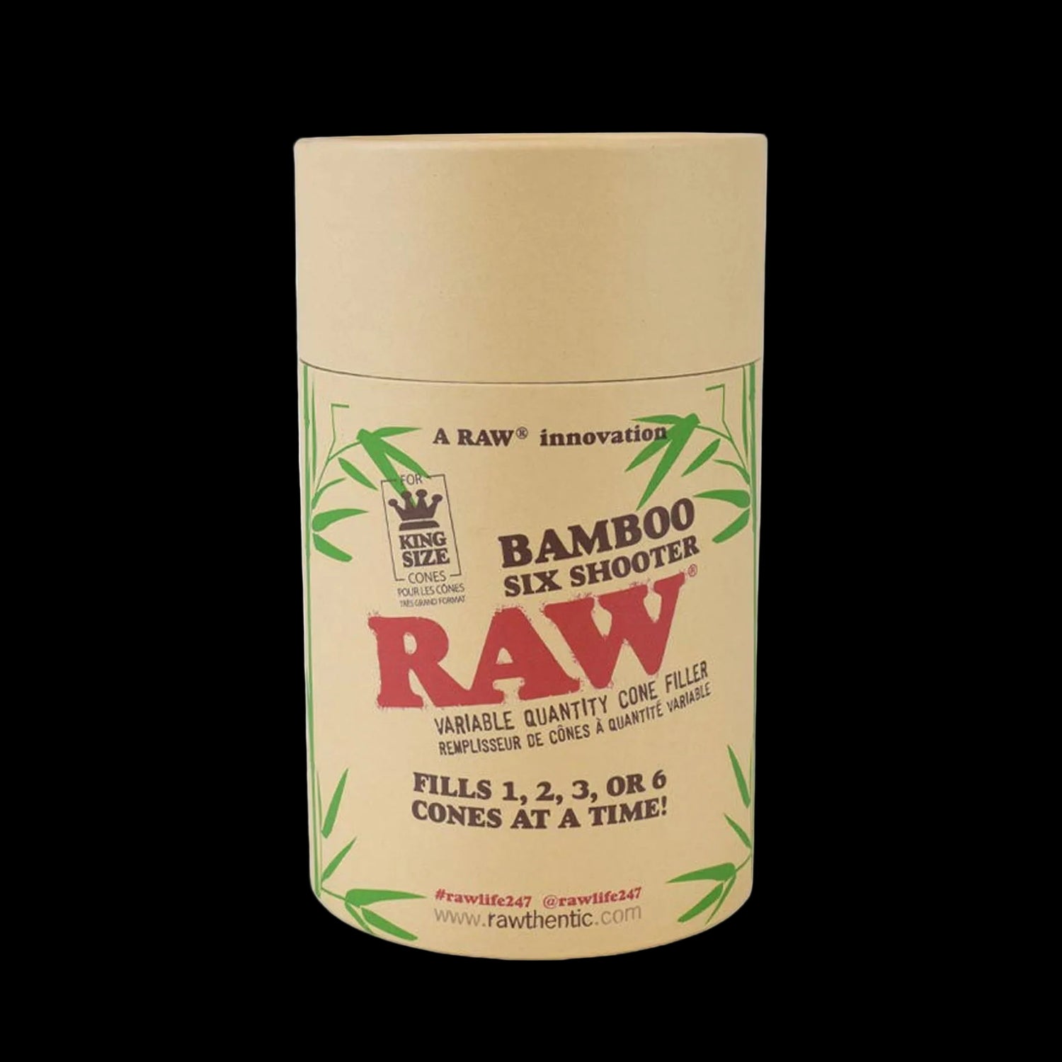 King Size Bamboo Six Shooter