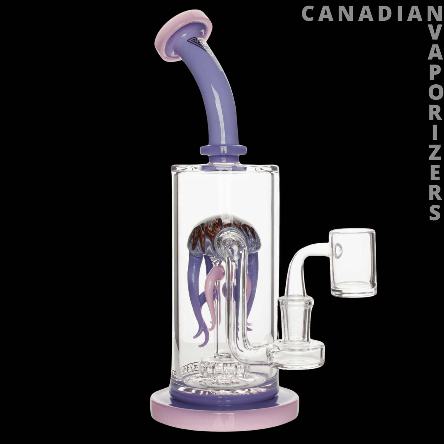 Red Eye Glass 10" Jellyfish Concentrate Rig - Canadian Vaporizers