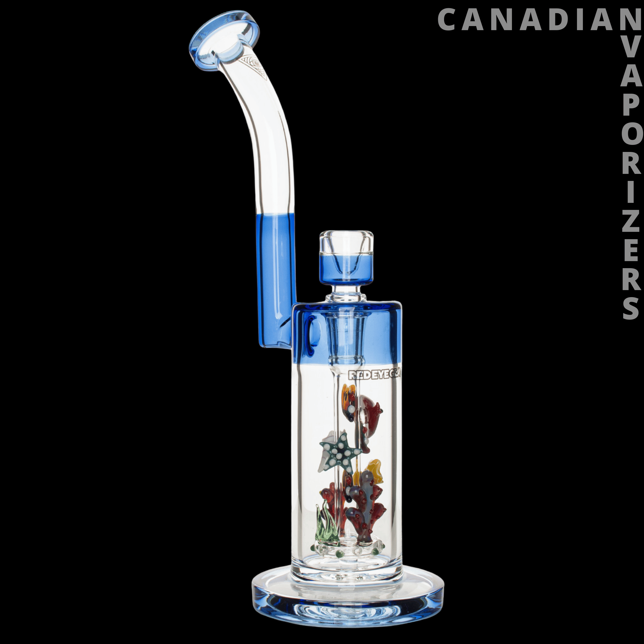 Red Eye Glass 10" Sealife Bubbler - Canadian Vaporizers