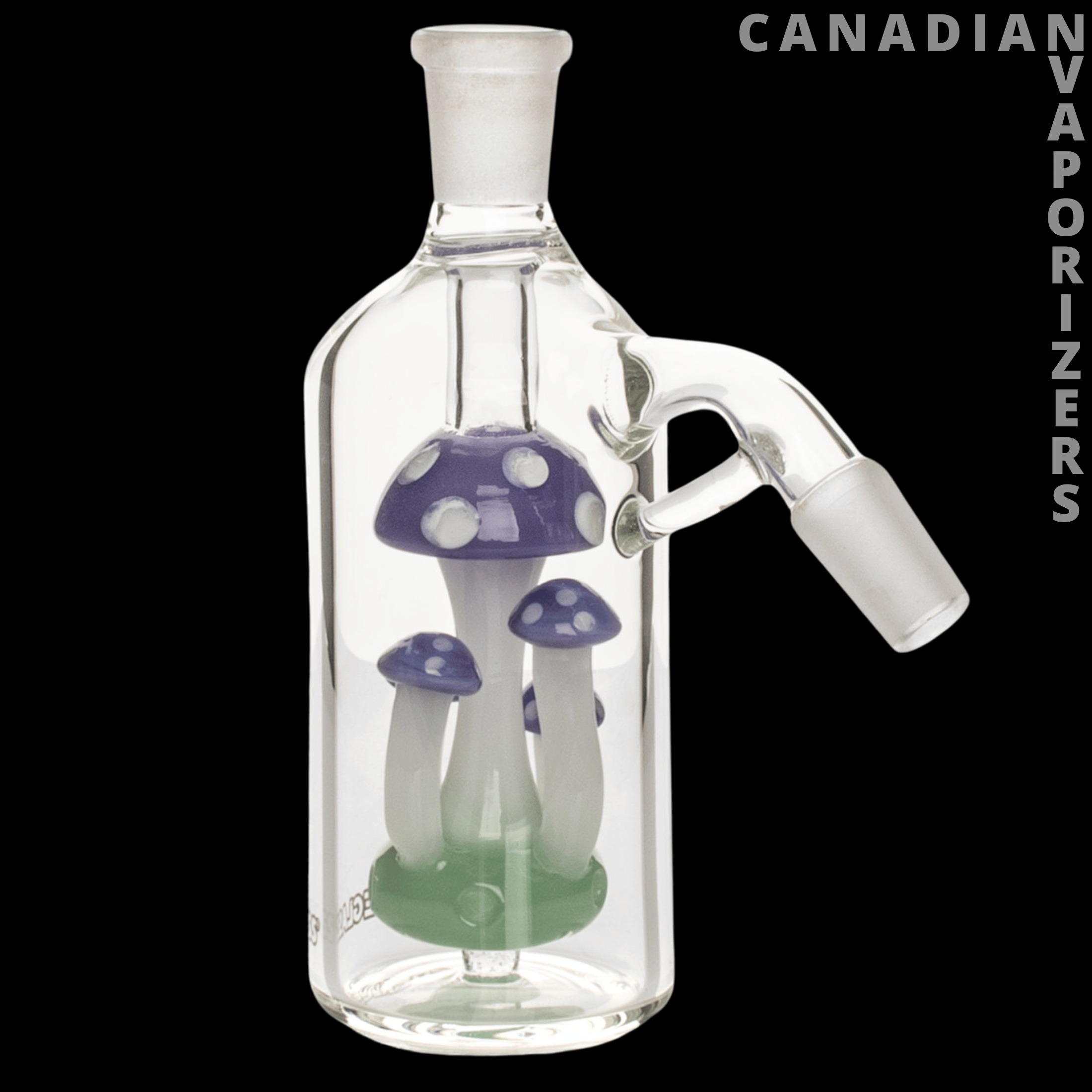 Red Eye Glass 14mm 45 Degree Amanita Ash Catcher - Canadian Vaporizers