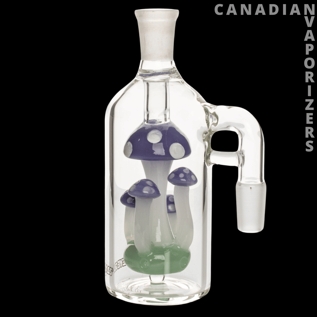 Red Eye Glass 14mm 90 Degree Amanita Ash Catcher - Canadian Vaporizers