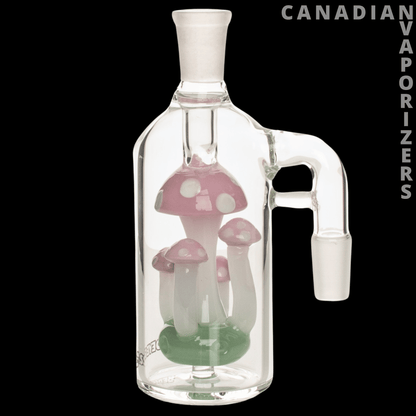 Red Eye Glass 14mm 90 Degree Amanita Ash Catcher - Canadian Vaporizers