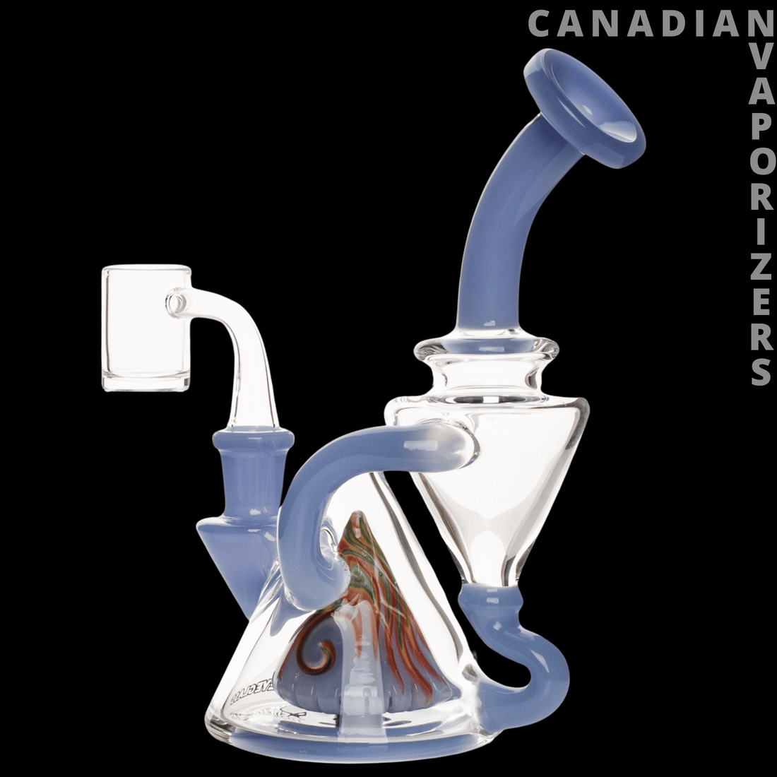 Red Eye Glass 7&quot; Montage Recycler - Canadian Vaporizers