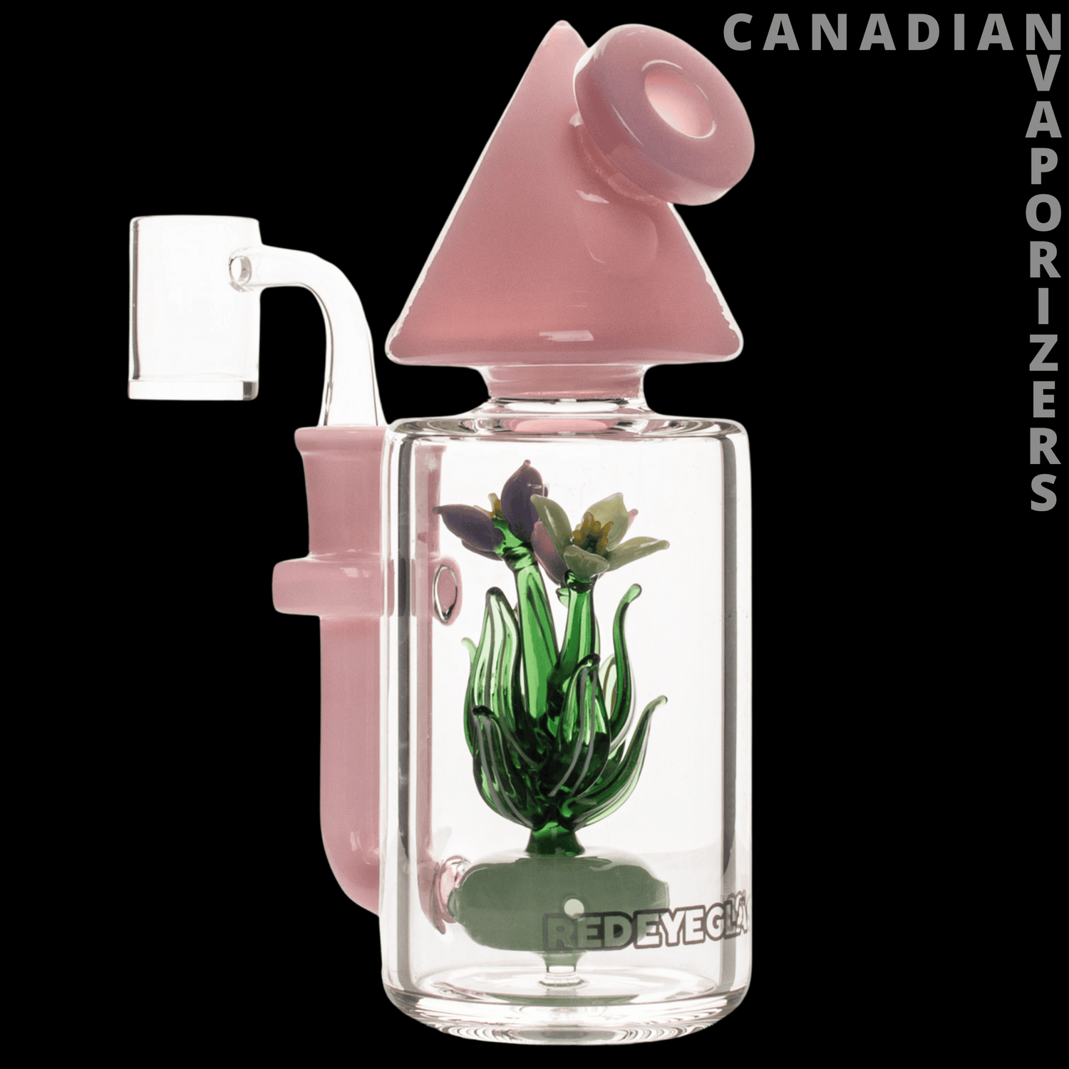 Red Eye Glass 7&quot; Terrarium Concentrate Rig - Canadian Vaporizers