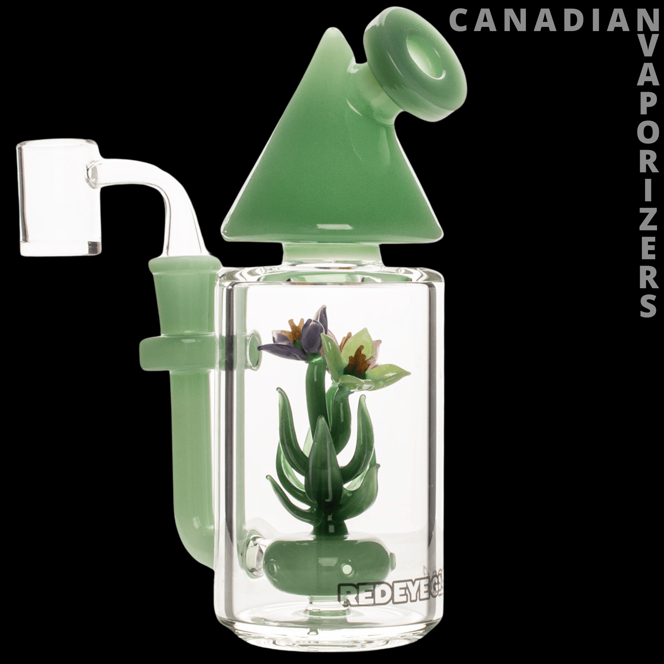 Red Eye Glass 7&quot; Terrarium Concentrate Rig - Canadian Vaporizers