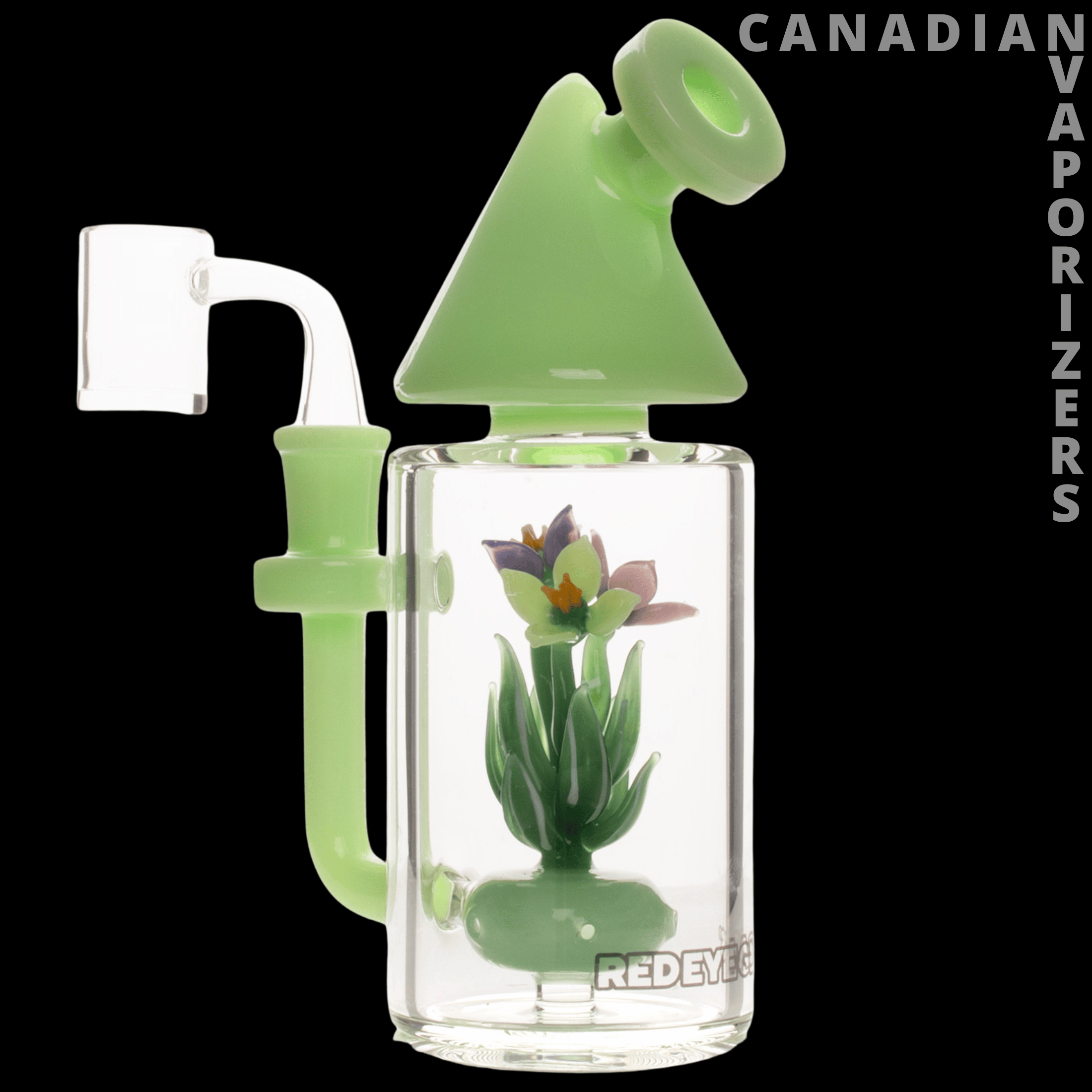 Red Eye Glass 7&quot; Terrarium Concentrate Rig - Canadian Vaporizers