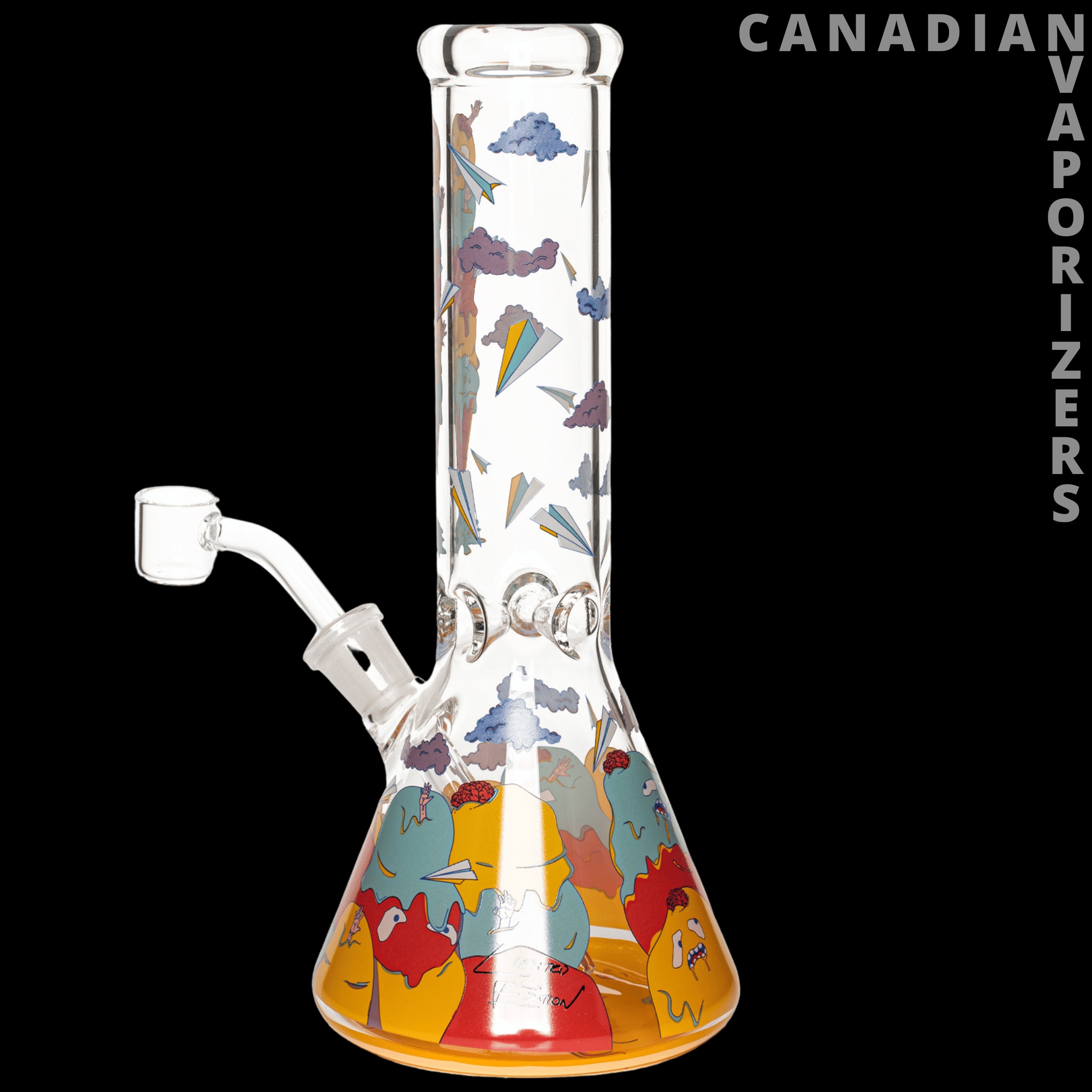 Red Eye Glass 8.5" Ice Cream Mountain Concentrate Rig (Limited Edition) - Canadian Vaporizers