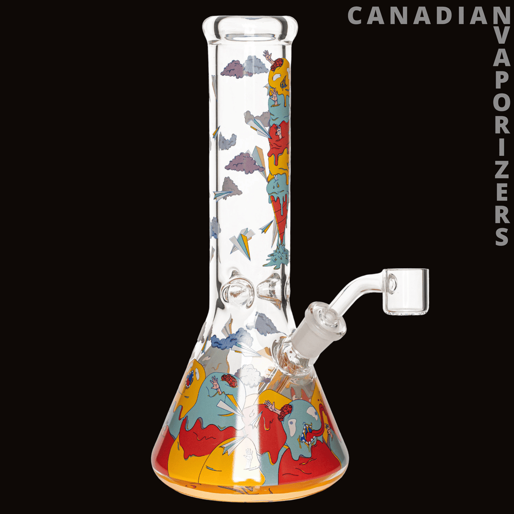 Red Eye Glass 8.5" Ice Cream Mountain Concentrate Rig (Limited Edition) - Canadian Vaporizers