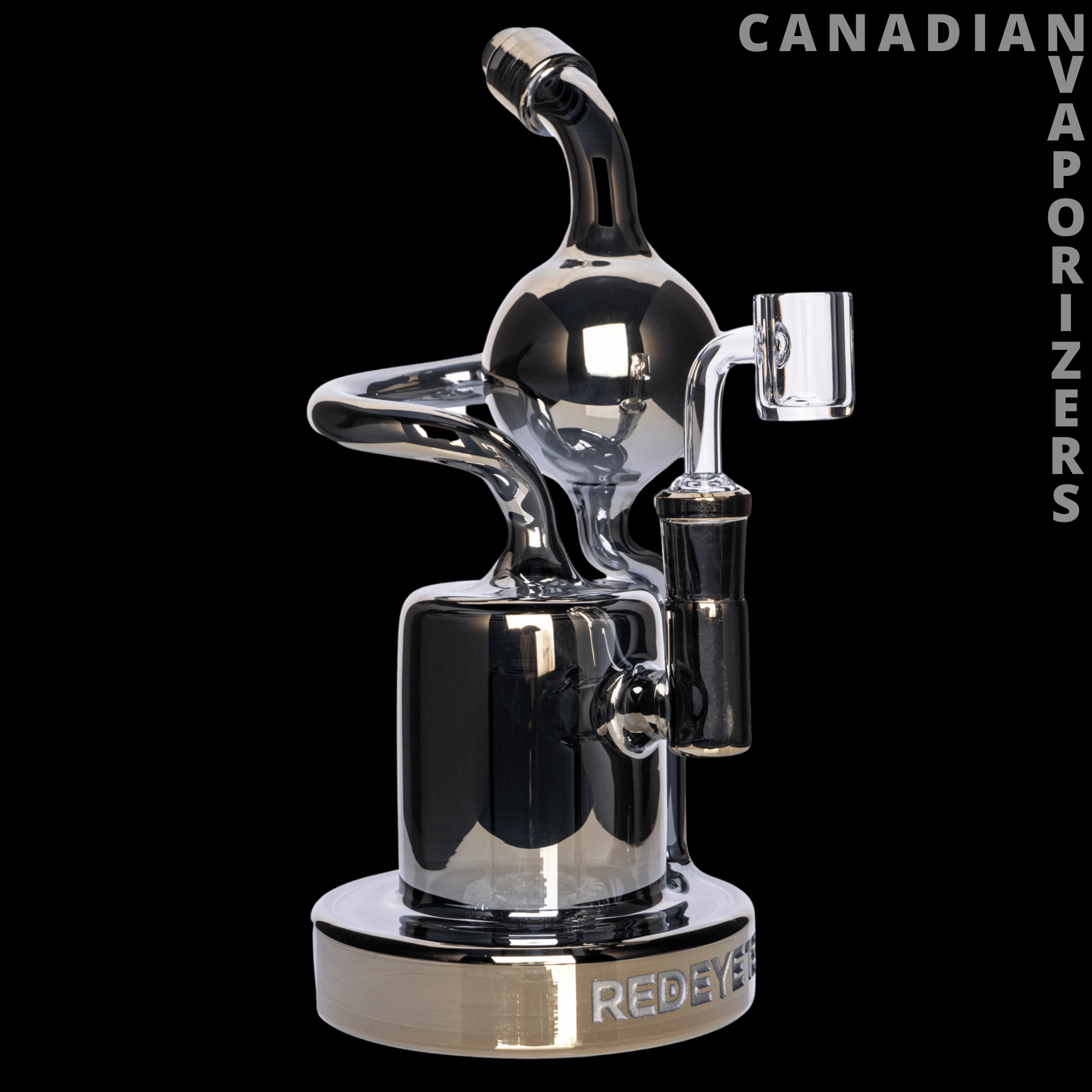 Red Eye Tek | 8.5" Metallic Terminator Finish Aorta Concentrate Recycler - Canadian Vaporizers