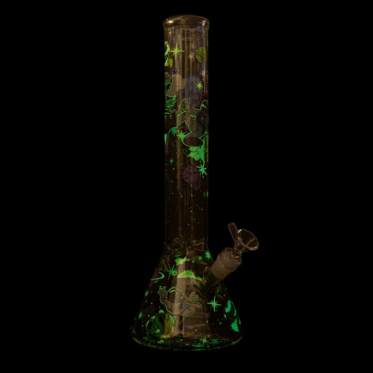 Red Eye Glass 15" Glow-in-the-Dark Lost in Space Water Pipe