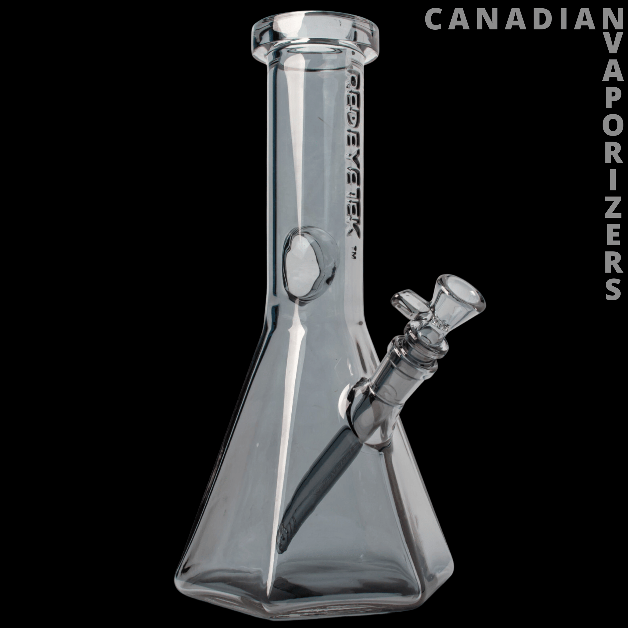 12&quot; Ice Grey Hex Base Beaker - Canadian Vaporizers