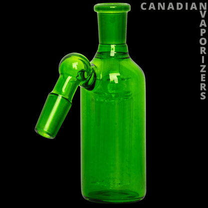 14mm 45 Degree Day Glow Ash Catcher W/4-Arm Tree Perc - Canadian Vaporizers