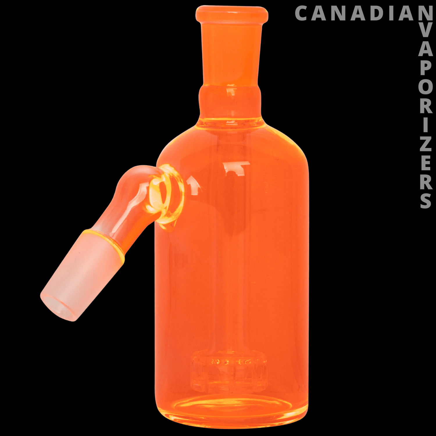 14mm 45 Degree Day Glow Ash Catcher W/UFO Perc - Canadian Vaporizers