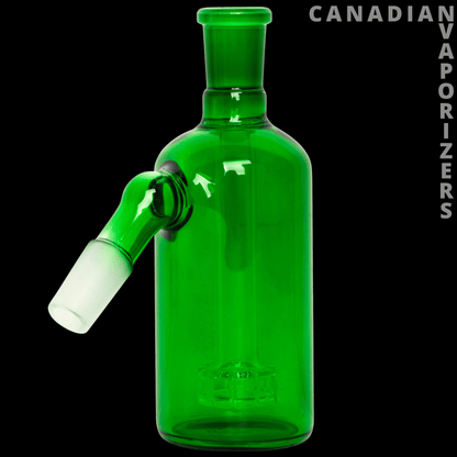 14mm 45 Degree Day Glow Ash Catcher W/UFO Perc - Canadian Vaporizers