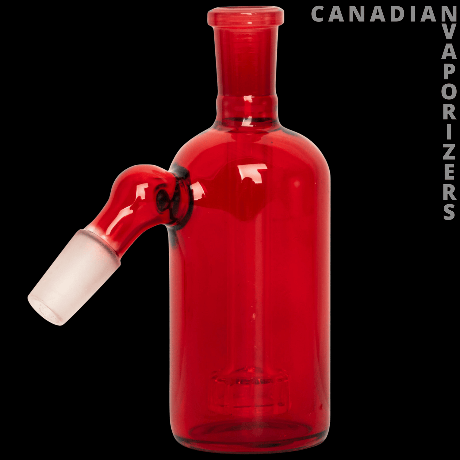 14mm 45 Degree Day Glow Ash Catcher W/UFO Perc - Canadian Vaporizers