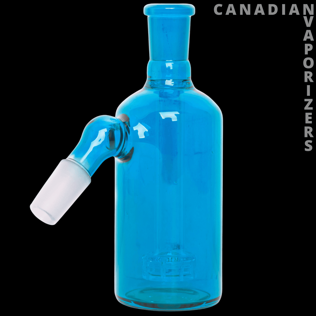 14mm 45 Degree Day Glow Ash Catcher W/UFO Perc - Canadian Vaporizers