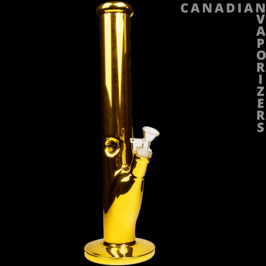 16" Gold Straight Tube - Canadian Vaporizers