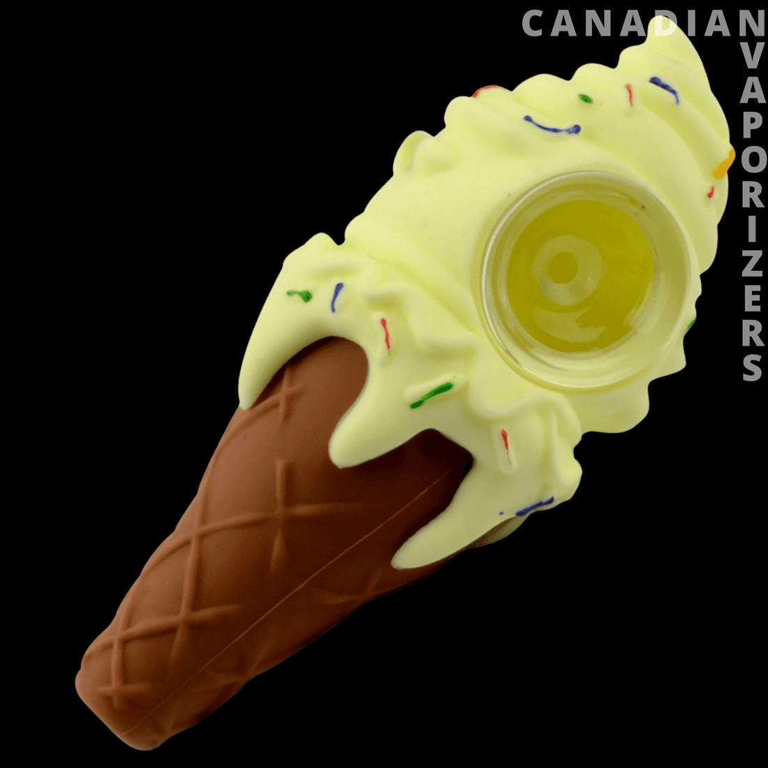 5&quot; Ice Cream Cone Hand Pipe - Canadian Vaporizers