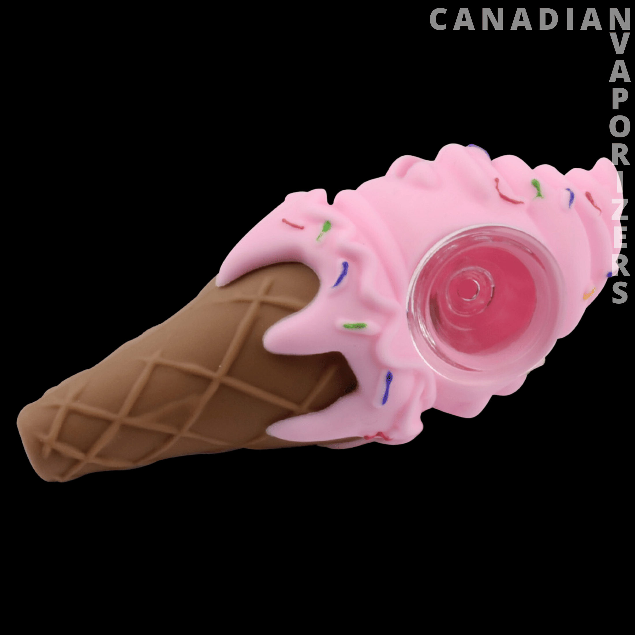 5" Ice Cream Cone Hand Pipe - Canadian Vaporizers