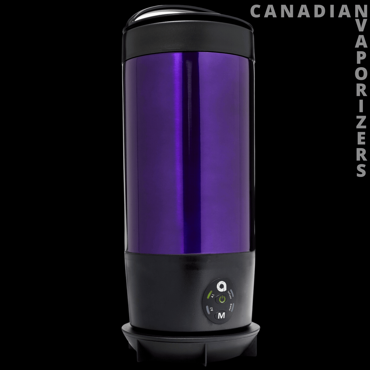 Ardent FX - Ardent FX vaporizer with a glossy purple chamber, black lid, and digital control panel.