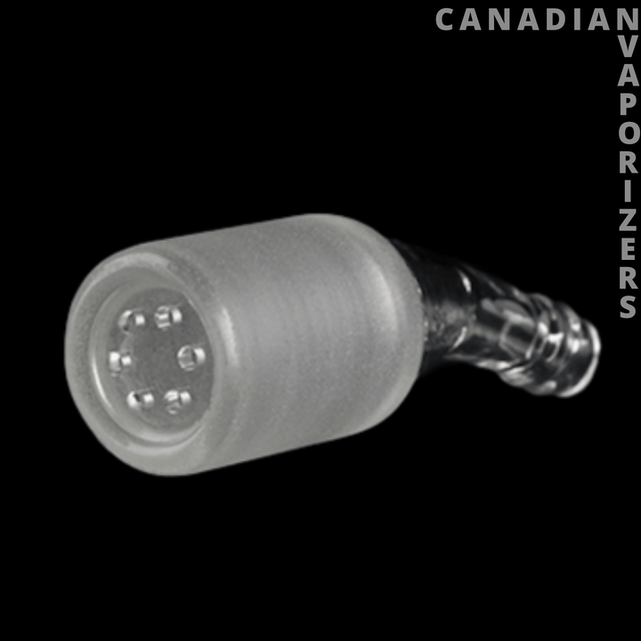 Arizer Extreme Q & V Tower Glass Elbow Adapter with Glass Screen - Canadian Vaporizers