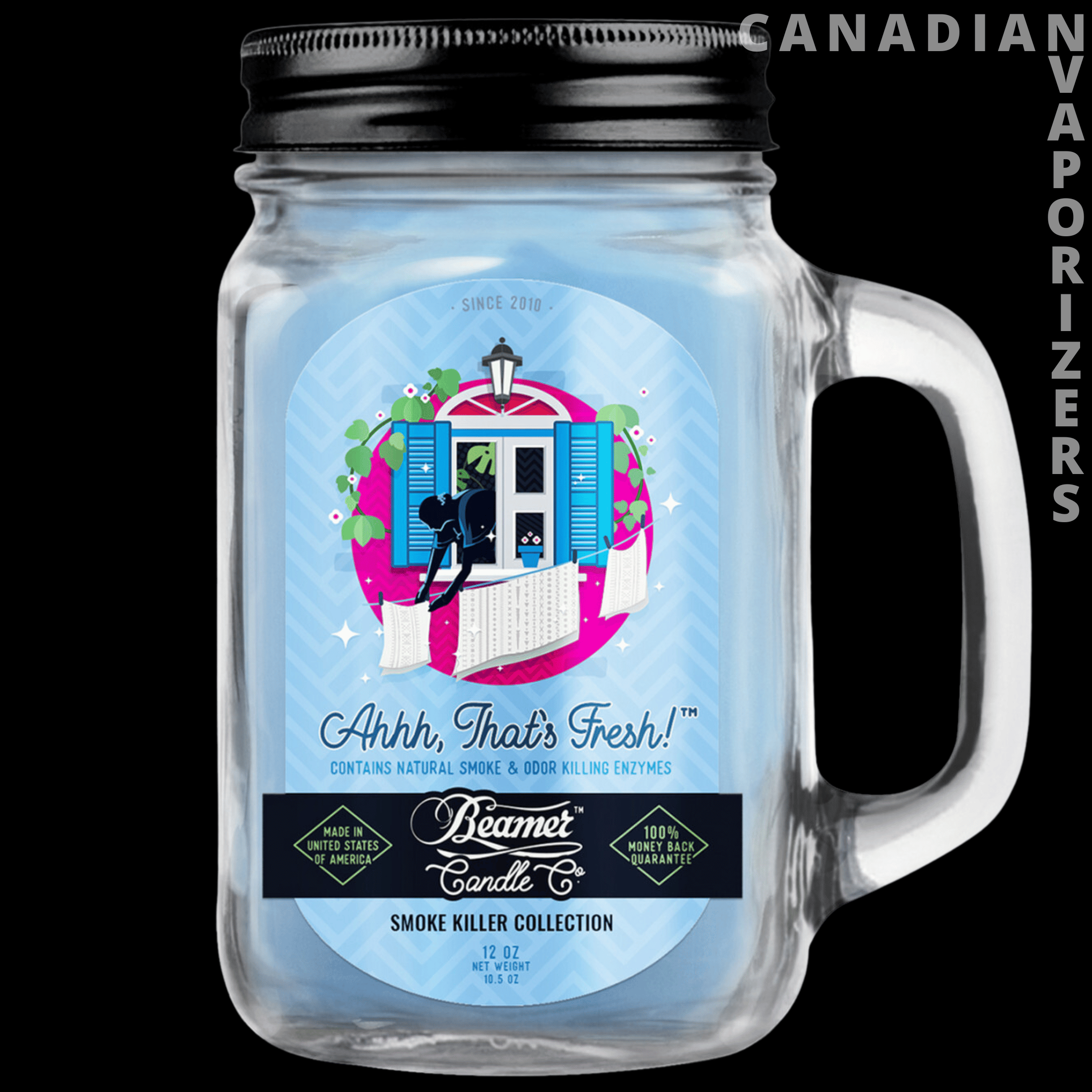 Beamer Candle Co Smoke Odor Exterminator 12oz Candle - Canadian Vaporizers