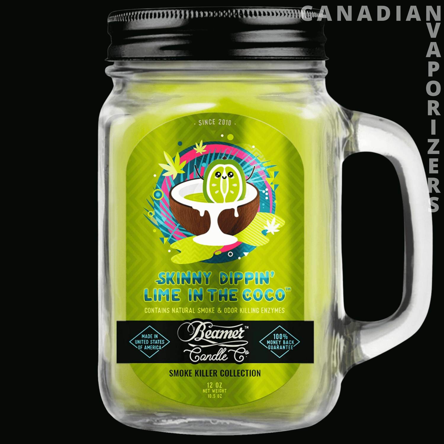 Beamer Candle Co Smoke Odor Exterminator 12oz Candle - Canadian Vaporizers