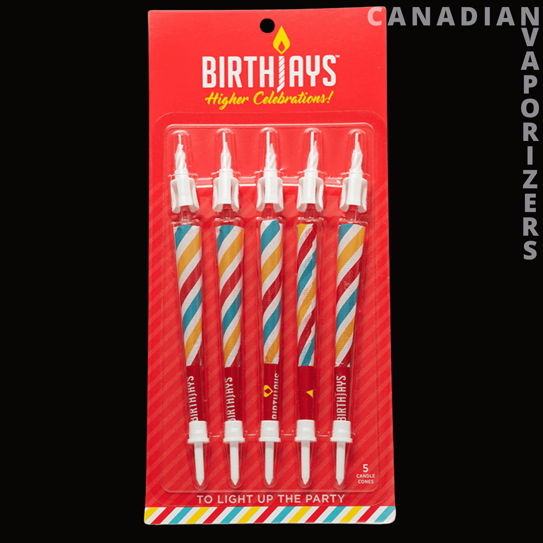Birthday Cone Candle (Pack of 5) - Canadian Vaporizers