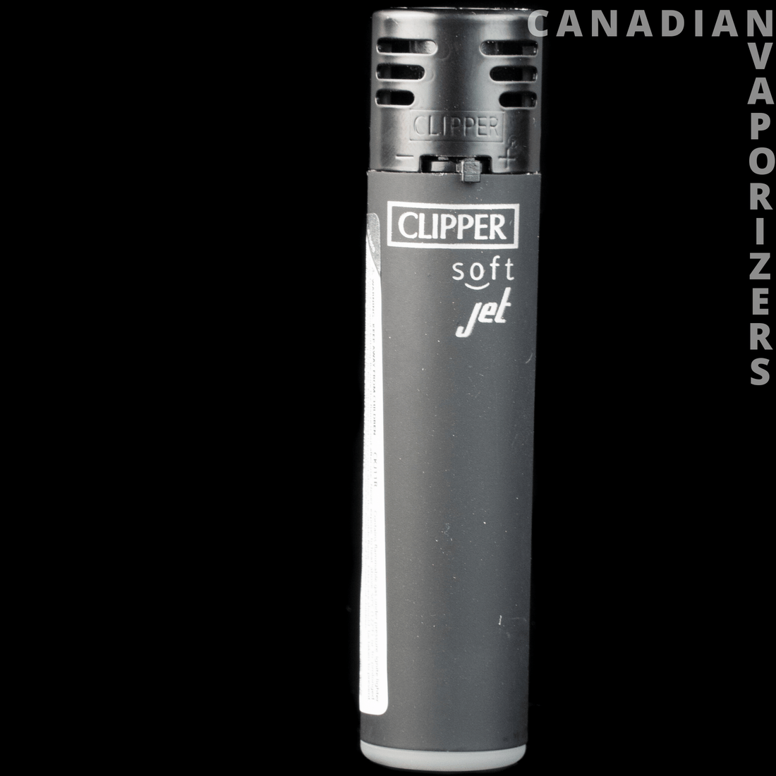 Black CLIPPER PLASTIC JET FLAME BLACK LIGHTER - Canadian Vaporizers