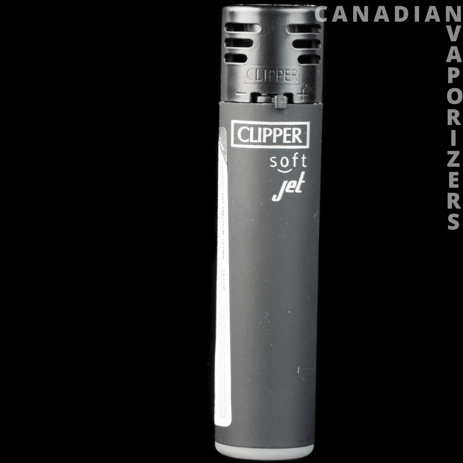 Black CLIPPER PLASTIC JET FLAME BLACK LIGHTER - Canadian Vaporizers