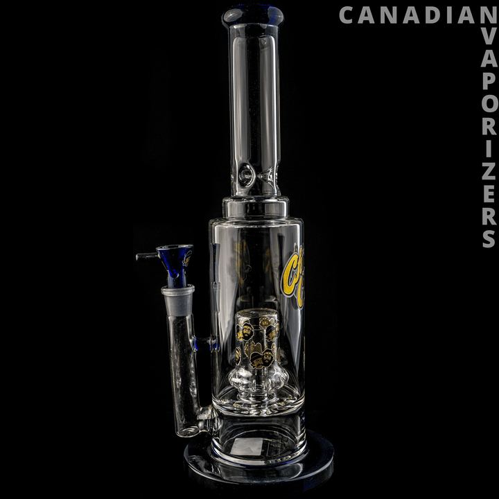 Blue | Cheech & Chong Glass 14 Inch Tall Empire Hancock Concentrate Tube - Canadian Vaporizers