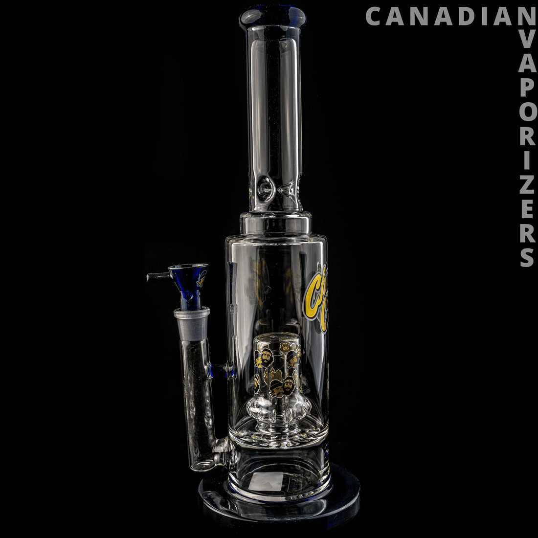 Blue | Cheech &amp; Chong Glass 14 Inch Tall Empire Hancock Concentrate Tube - Canadian Vaporizers