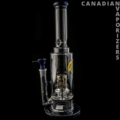 Blue | Cheech &amp; Chong Glass 14 Inch Tall Empire Hancock Concentrate Tube - Canadian Vaporizers