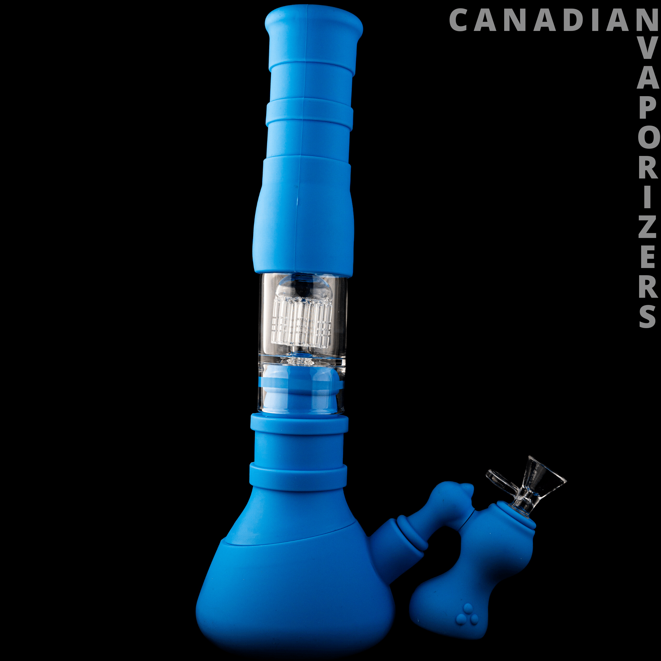 Blue | FLX Silicone Invertor Bong - Canadian Vaporizers