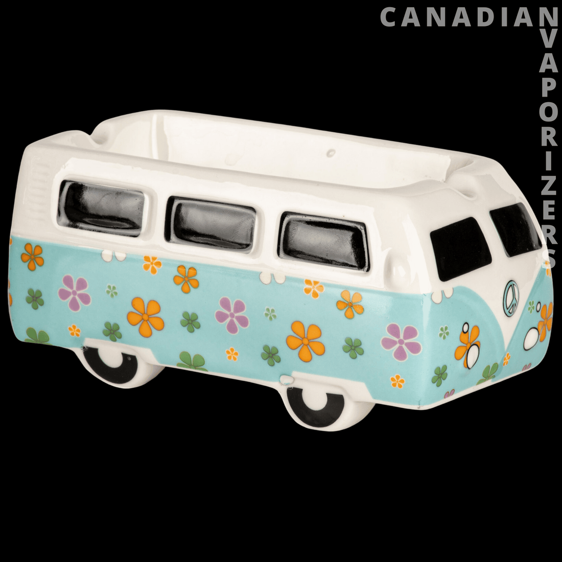 Blue Vintage Bus Ashtray - Canadian Vaporizers