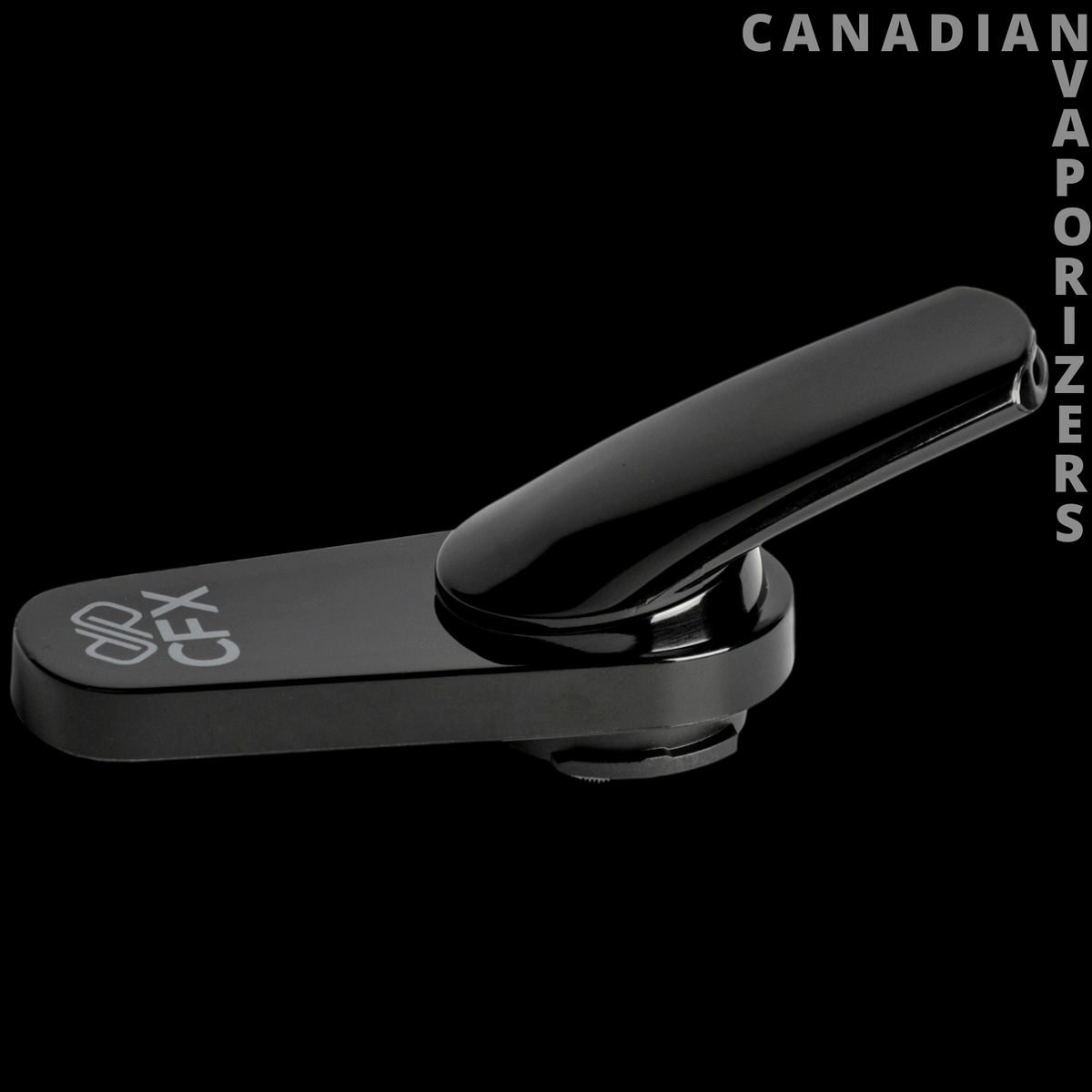 Boundless CFX Mouthpiece - Black Boundless CFX mouthpiece with a glossy hinged cover and matte base.