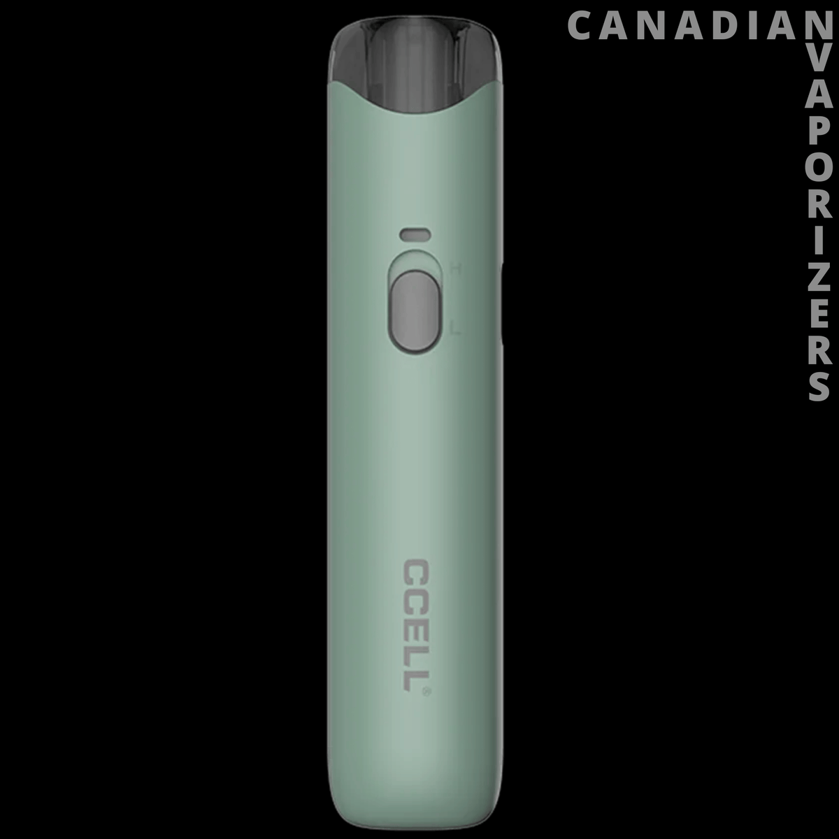 CCell Go Stik 510 Battery - Mint green CCell Go Stik 510 battery with a black mouthpiece, oval button, and vertical branding.