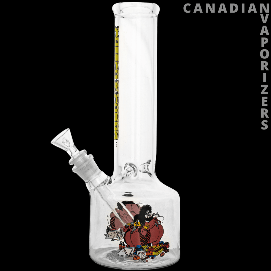 Cheech And Chong 12" Bloat On Canteen Base Water Pipe - Canadian Vaporizers